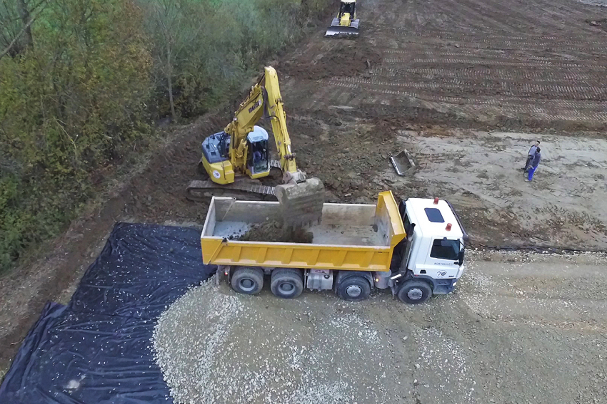 Suivi de chantier village d'entreprises Sillingy (du 7 au 20 novembre)